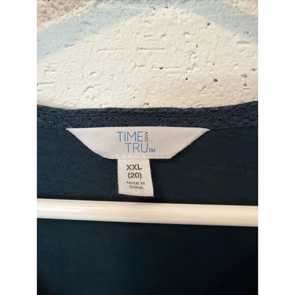 Time And True Mixed Peasant Top, Hobo Cottagecore Fairy XXL - Picture 5 of 8